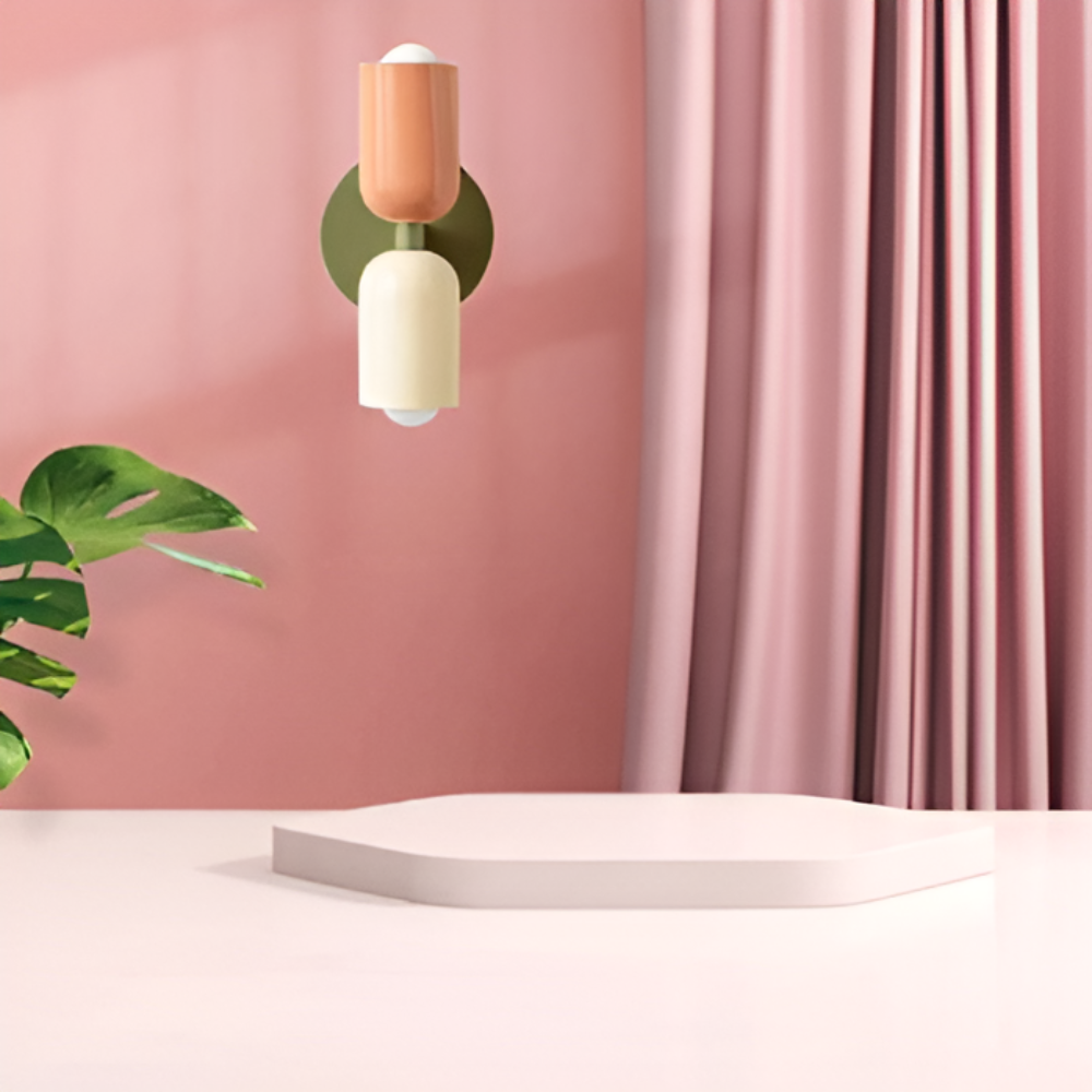 LumoNord Wandlampe – Skandi-Stil, LED, Up & Down Light, schwarz, für Terrasse