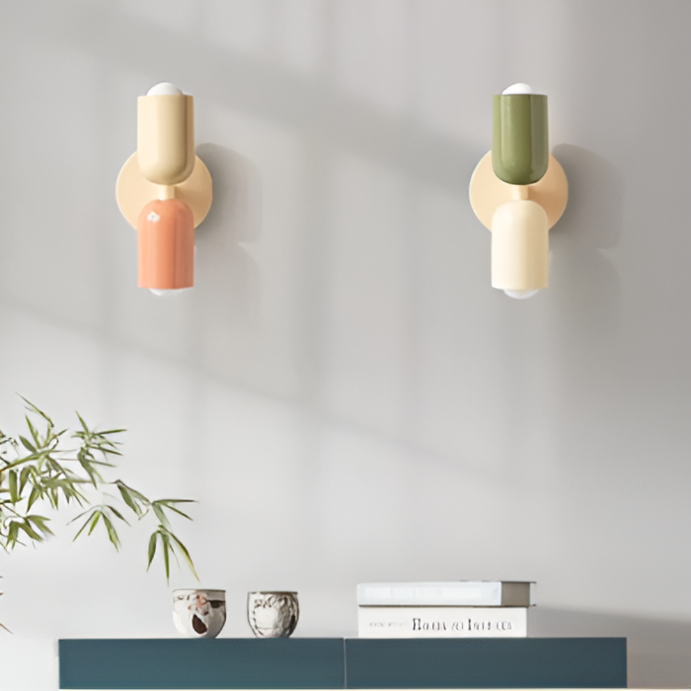 LumoNord Wandlampe – Skandi-Stil, LED, Up & Down Light, schwarz, für Terrasse