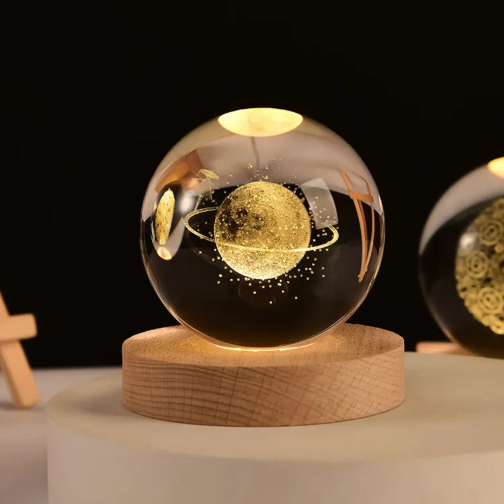 CosmoGlow 3D-Universum Lampe – RGB Licht, dekorativ, für Schlafzimmer