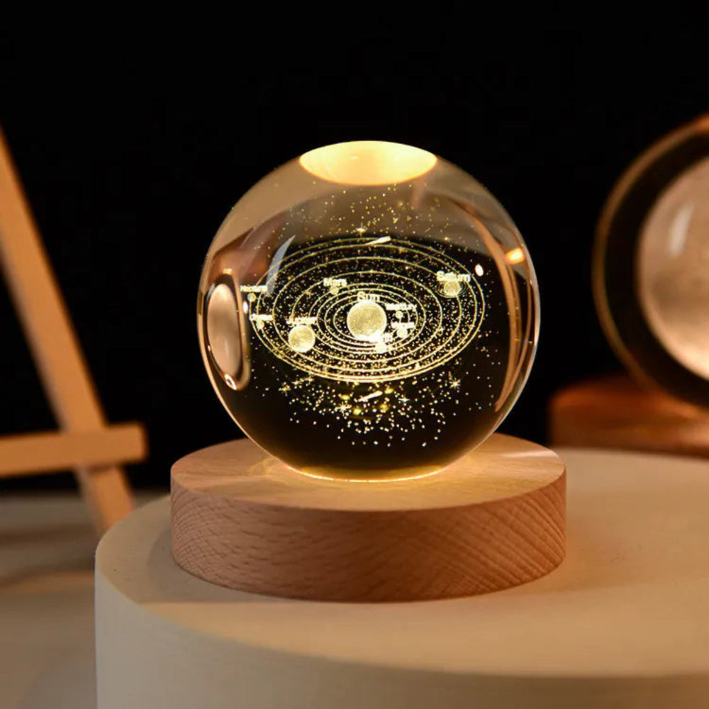 CosmoGlow 3D-Universum Lampe – RGB Licht, dekorativ, für Schlafzimmer