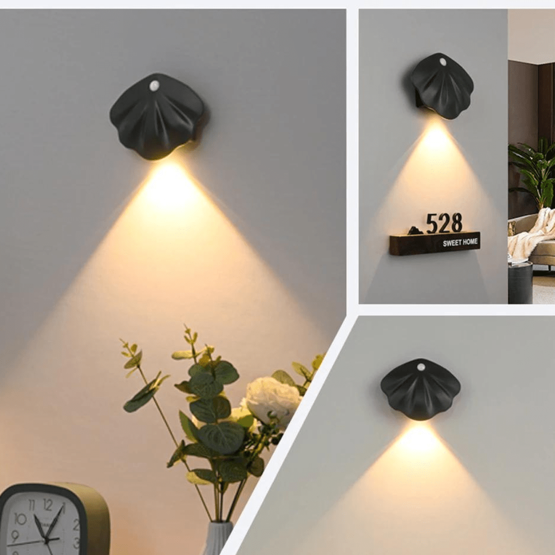 NightGlow LED-Nachtlicht mit Bewegungssensor - wiederaufladbar, dimmbar für das Schlafzimmer