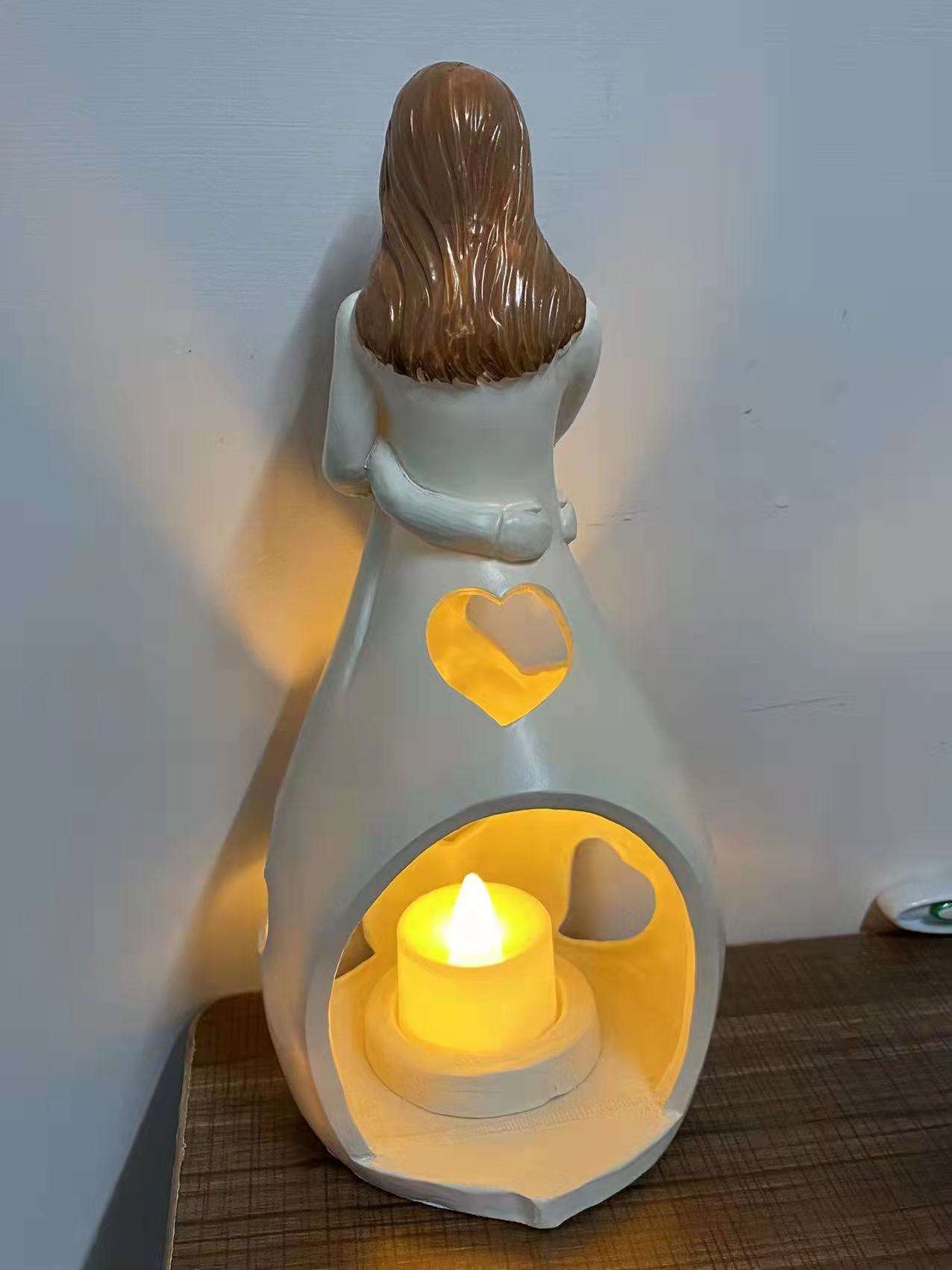 HerzGlow – Romantische LED-Tischlampe Herzform Warmweiß Schlafzimmer
